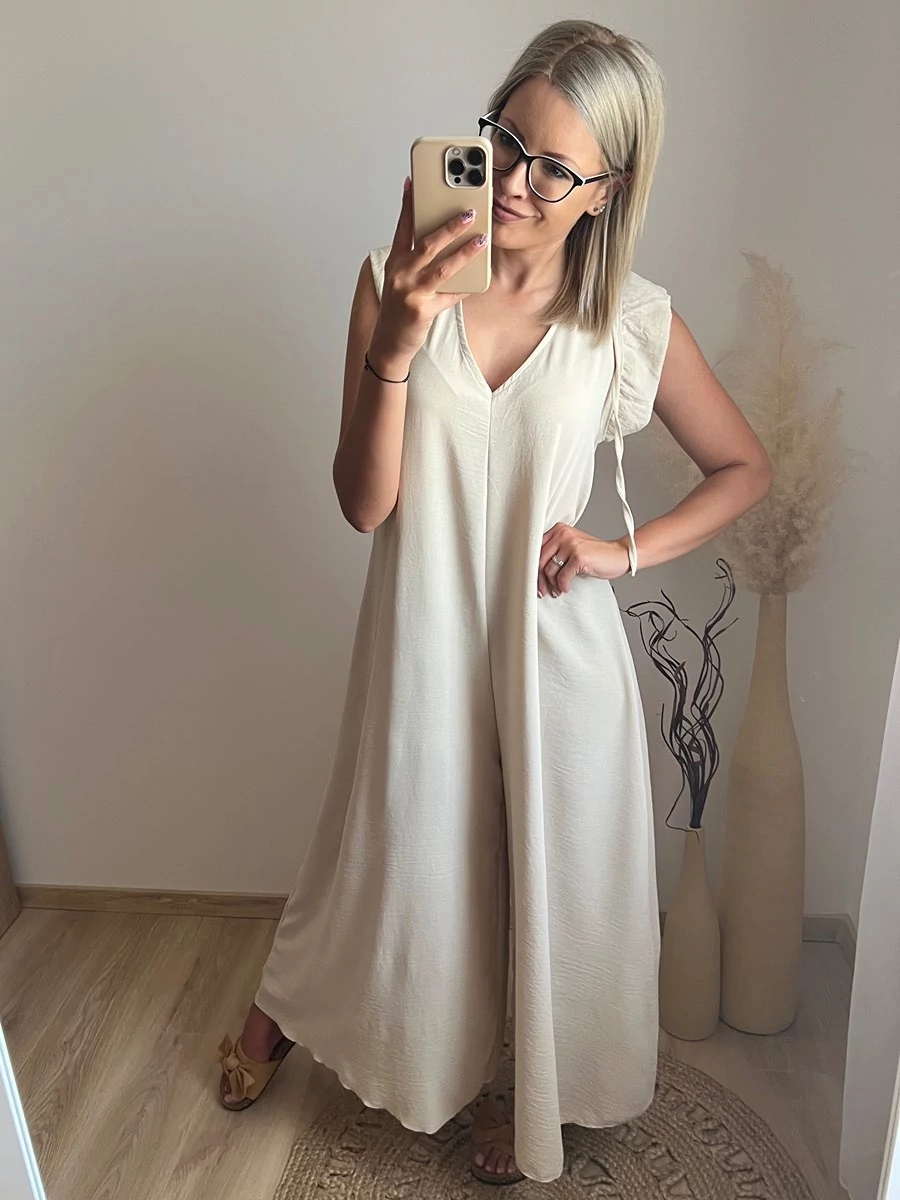 RÉKA Fodros Vállú Overál