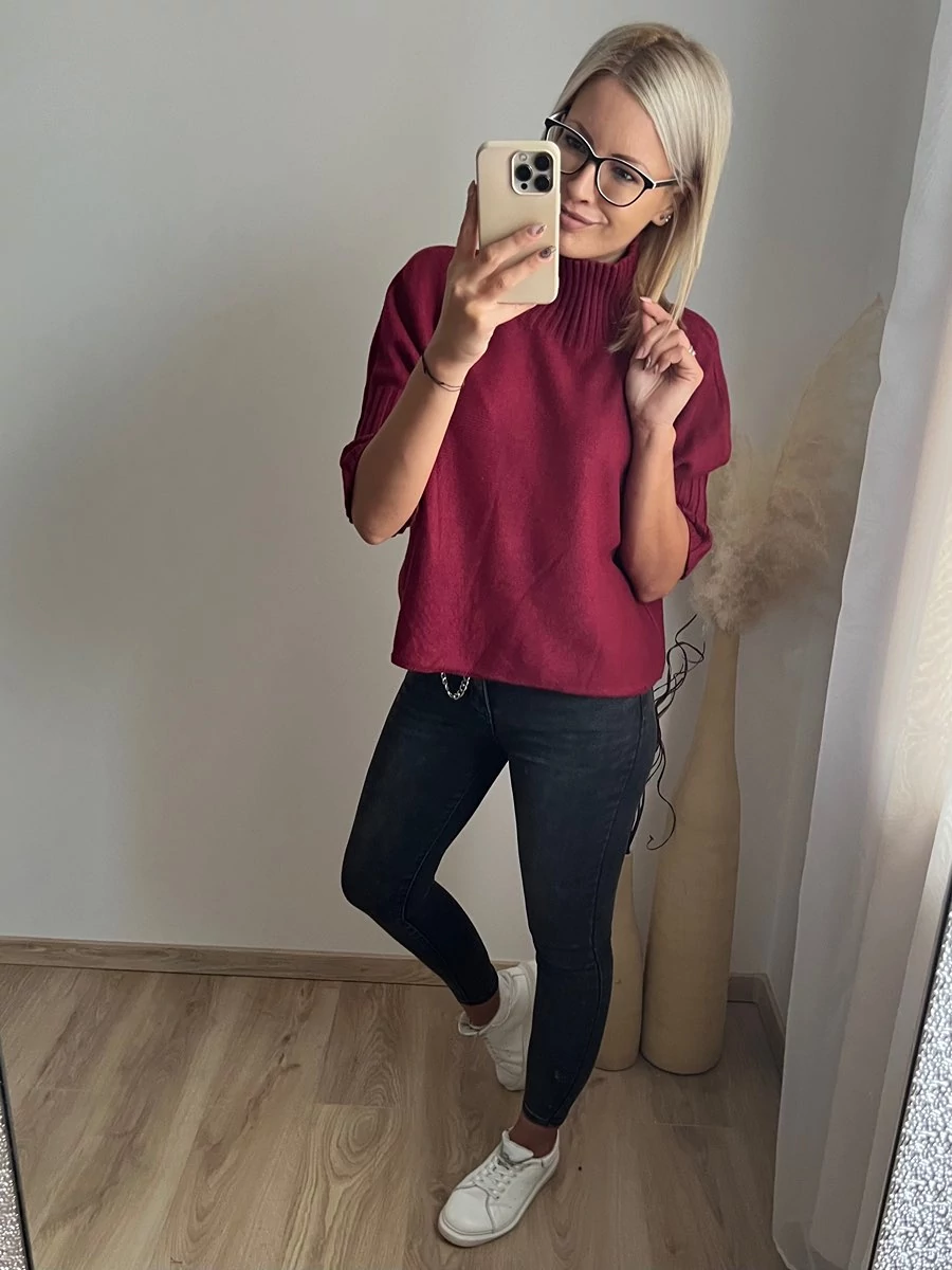 NADINA Kötött Pulóver
