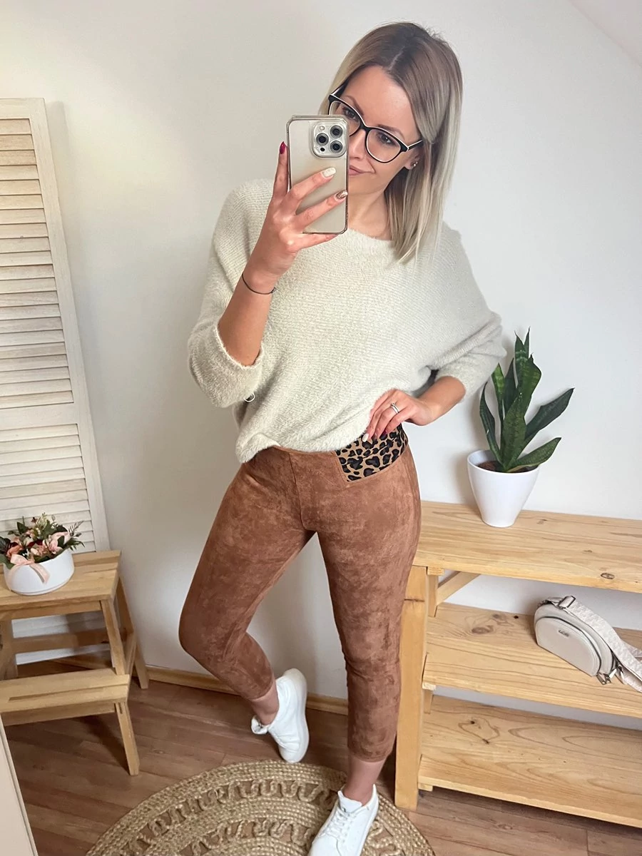 LEO Velúr Leggings